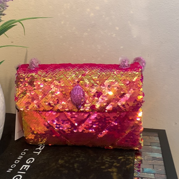 Kurt Geiger Handbags - Kurt Geiger London Medium Kensington Sequins Crossbody Bag